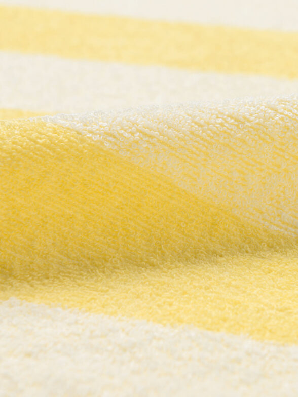 Canclini Yellow Striped Terry Knit Fabric