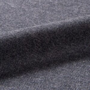 Canclini Charcoal Herringbone Beacon Flannel Fabric